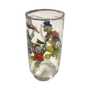 Vintage 1978 Walt Disney Donald Duck Scrooge Huey Glass Pepsi Collectors Series